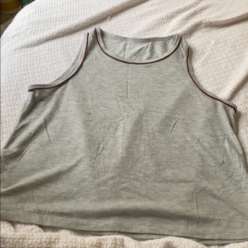Gray Aeropostale crop tank